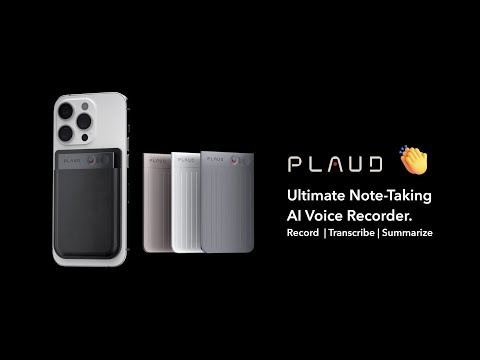 Introducing PLAUD NOTE: ChatGPT Empowered AI Voice Recorder