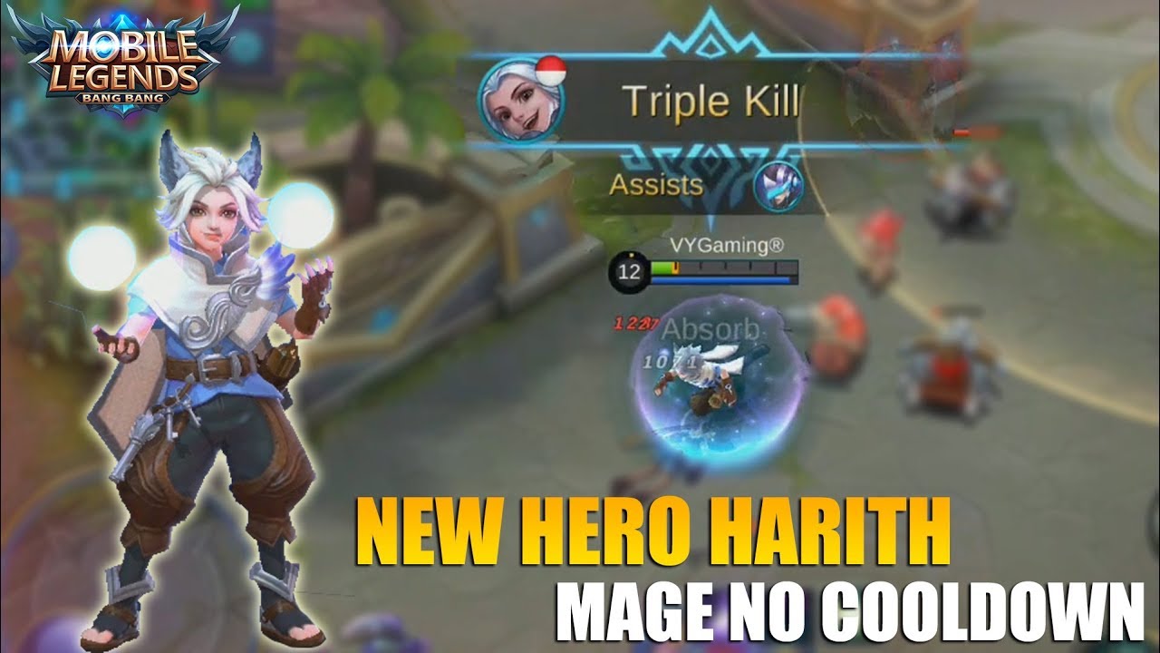 NEW HERO HARITH HERO MAGE DENGAN COOLDOWN SKILL TERCEPAT