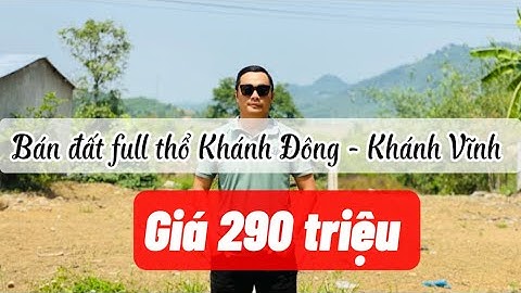 Bán đất thổ cư Khánh Đông - Khánh Vĩnh