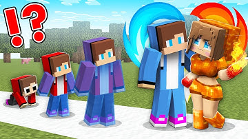 WATER JJ LIFE CYCLE! JJ and Mikey ELEMENTAL EVOLUTION in Minecraft - Maizen