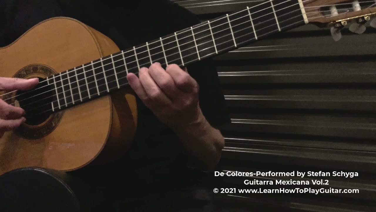De Colores Guitar Instrumental. Arranged and Performed by Stefan Schyga.