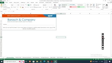 Excel Module 8 End of Module Project 1 | Barasch & Company | Shelly Cashman #shellycashman