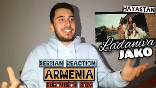 Serbian reaction to ARMENIA's LADANIVA - JAKO (Eurovision 2024)