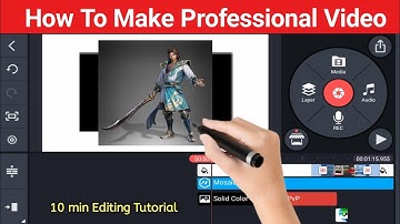 How To Make Professional Video |  Kinemaster Tutorial | How To  Make Voice Over Video