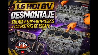 Sacamos la Culata del 1.6 Hdi 8V. Y otras cosas más, paso a paso explicado al detalle.
