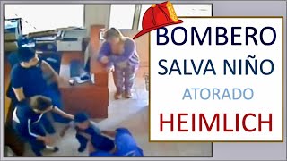 Bombero de Neuquén salva niño en el cuartel de bomberos de Centenario