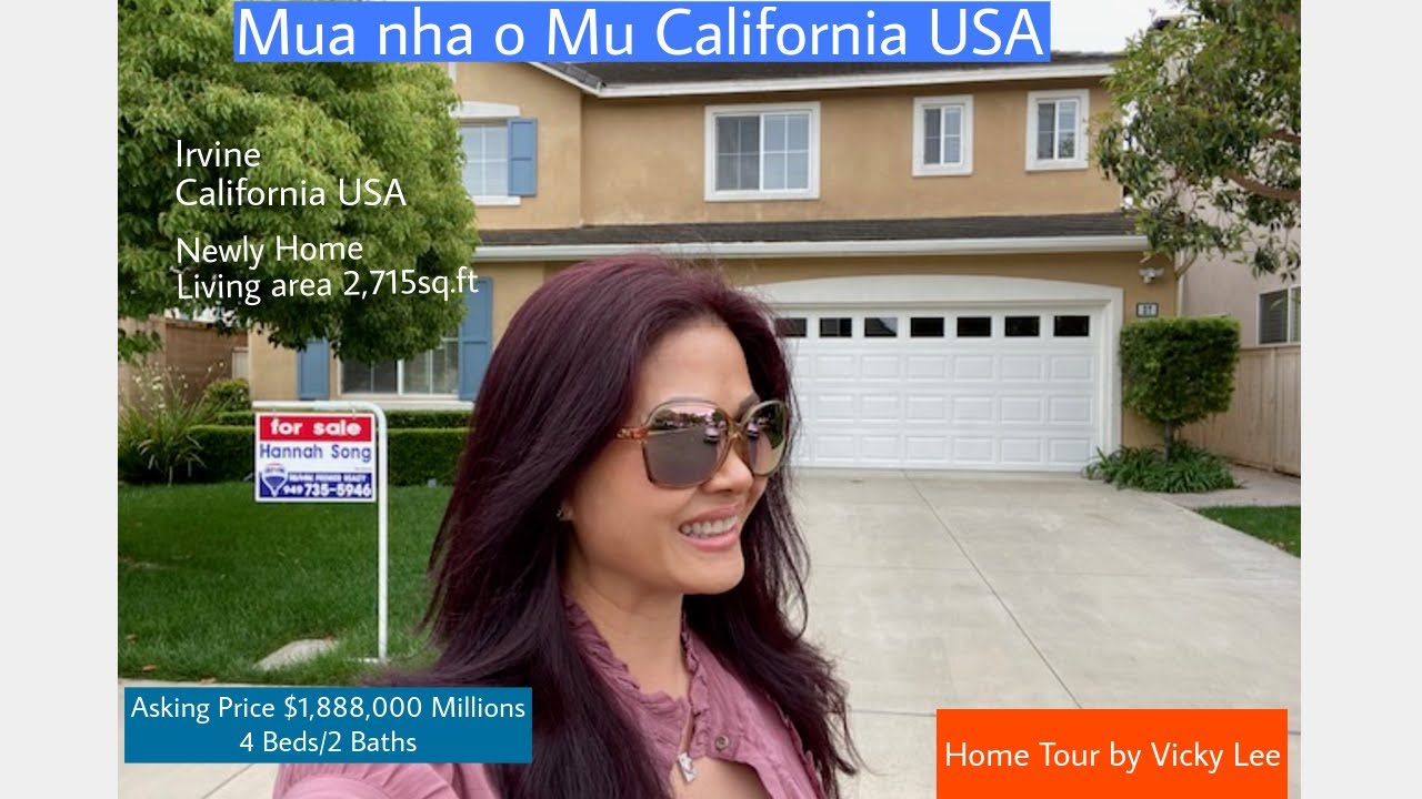 Touring Newly Home in Irvine California USA Home Tour Real Estate