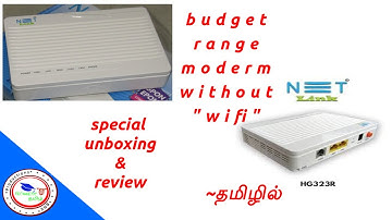 budget modem unboxing | netlink modem unboxing | exclusively on tamil | தமிழில்