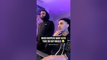 When Rappers Want Auto-Tune On Rap Vocals
