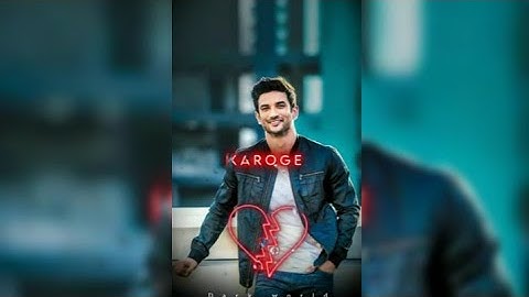 Sushant Singh Rajput Status video | miss you SSR | Rip Status 2022 #ssr  Sushant love video