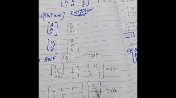 Solve example of Hill cipher 3 by 3 mAtrices? Encryption and decryption.