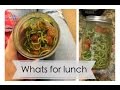 Whats for Lunch: Raw Zucchini Noodles with Pesto