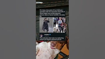 The person later realized the images were from movie promotional events