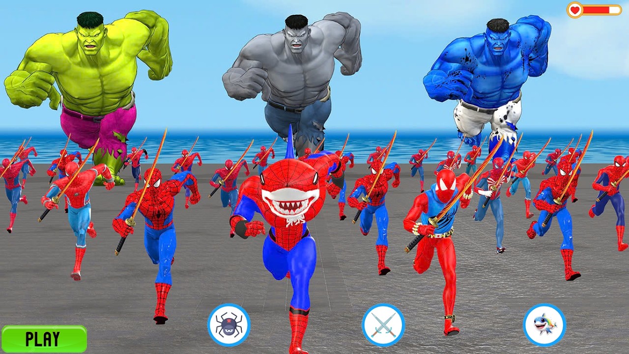 Playing as Spider Man 3D Animation Funny   Short Film Spider Man 2026   Superman   Hulk
