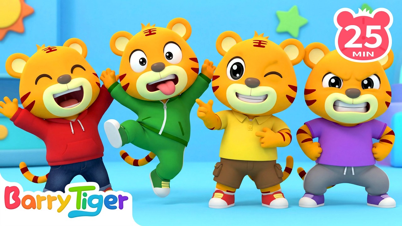 Lively Animal Tooty Ta 💃 | Fun Dance Rhyme | Animal Songs & Nursery Rhymes | BarryTiger