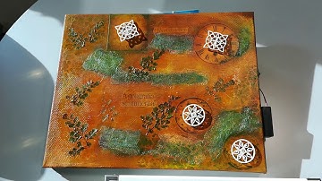 Canvas with Arduino controlling 4 servo motors