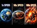 I Made Earth Spin 100x Faster — Can It Survive?
