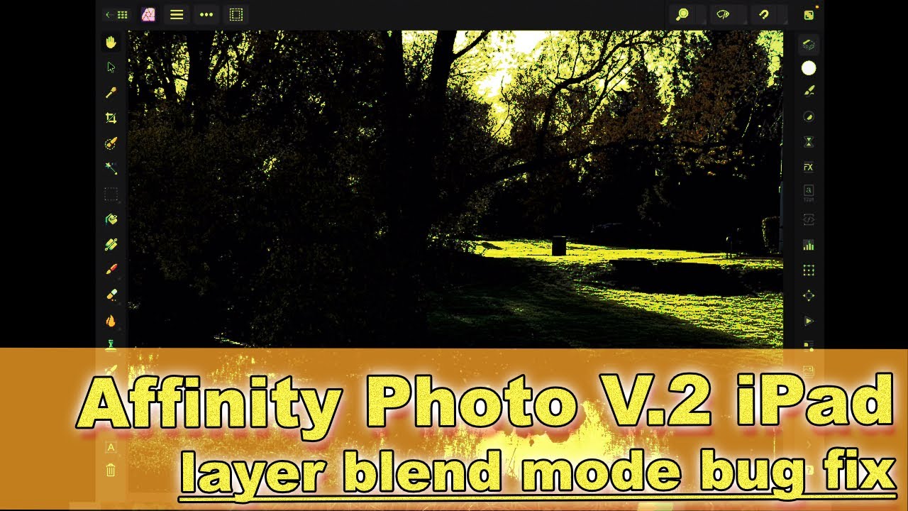Affinity Photo iPad Layer Blend Mode Bug Fix