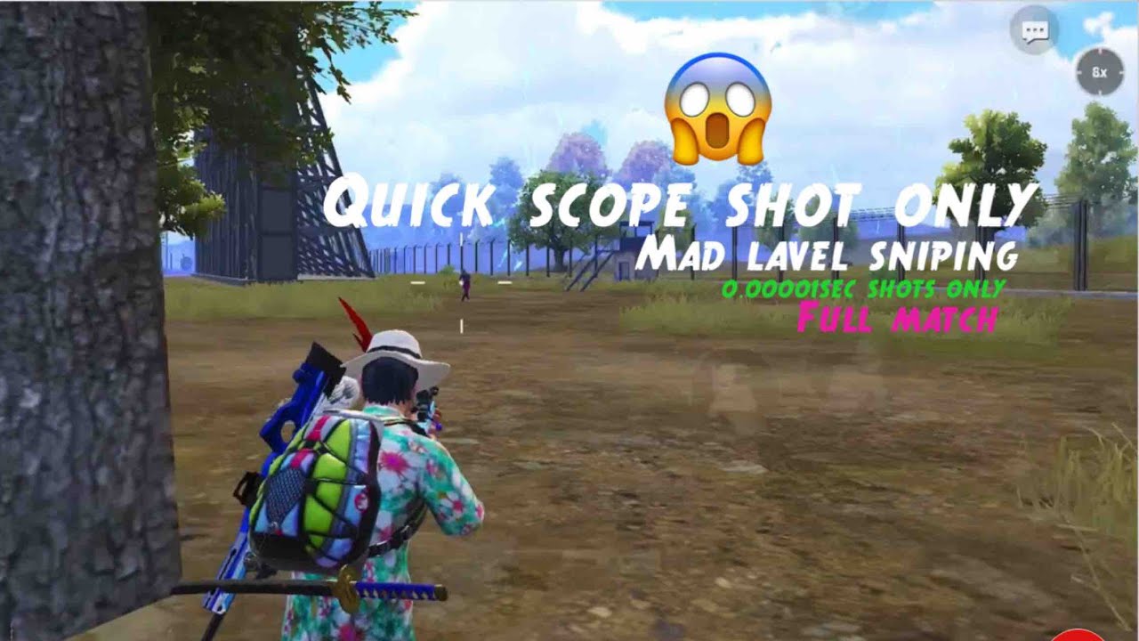 Only Quick scope shot challenge | Double Awm | Full match | 11Kill | PUBG MOBILE