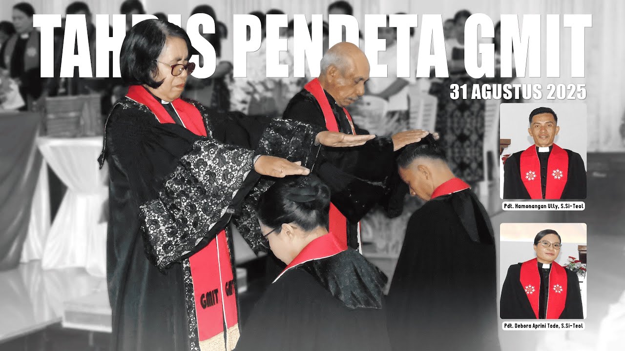 Momen Penahbisan Pendeta GMIT di Emaus Oebelo, Klasis Kupang Tengah, Minggu 31 Agustus 2025