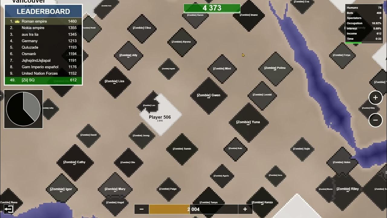 I waged war on the zombies Territorial IO Zombies YouTube