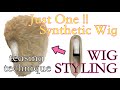 Side Extreme Volume Hair!! Teasing Method for Big hair!! Synthetic Wig Styling.