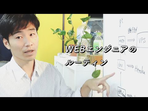 WEBエンジニアのルーティン【日常撮る奴】