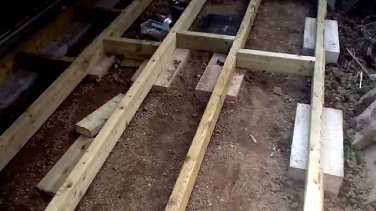 Repairing shed floor - YouTube