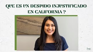 Despedido Injustificado 