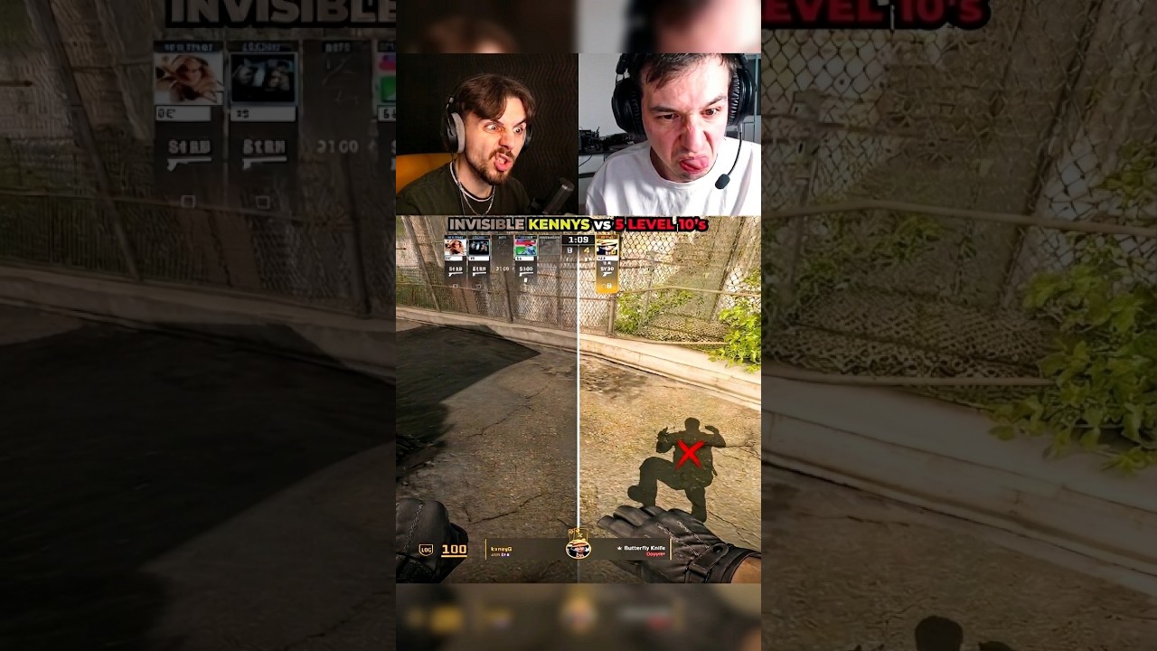 Invisible kennyS Insane Clutch 🔥 #cs2 #csgo #counterstrike2