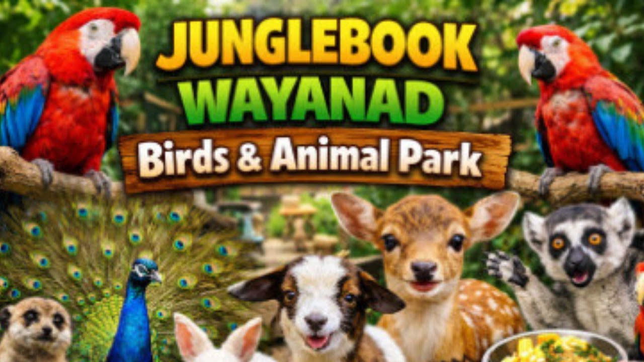 Junglebook Wayanad – Birds & Animal Park, Vythiri, Wayanad 🌿🐦🐐