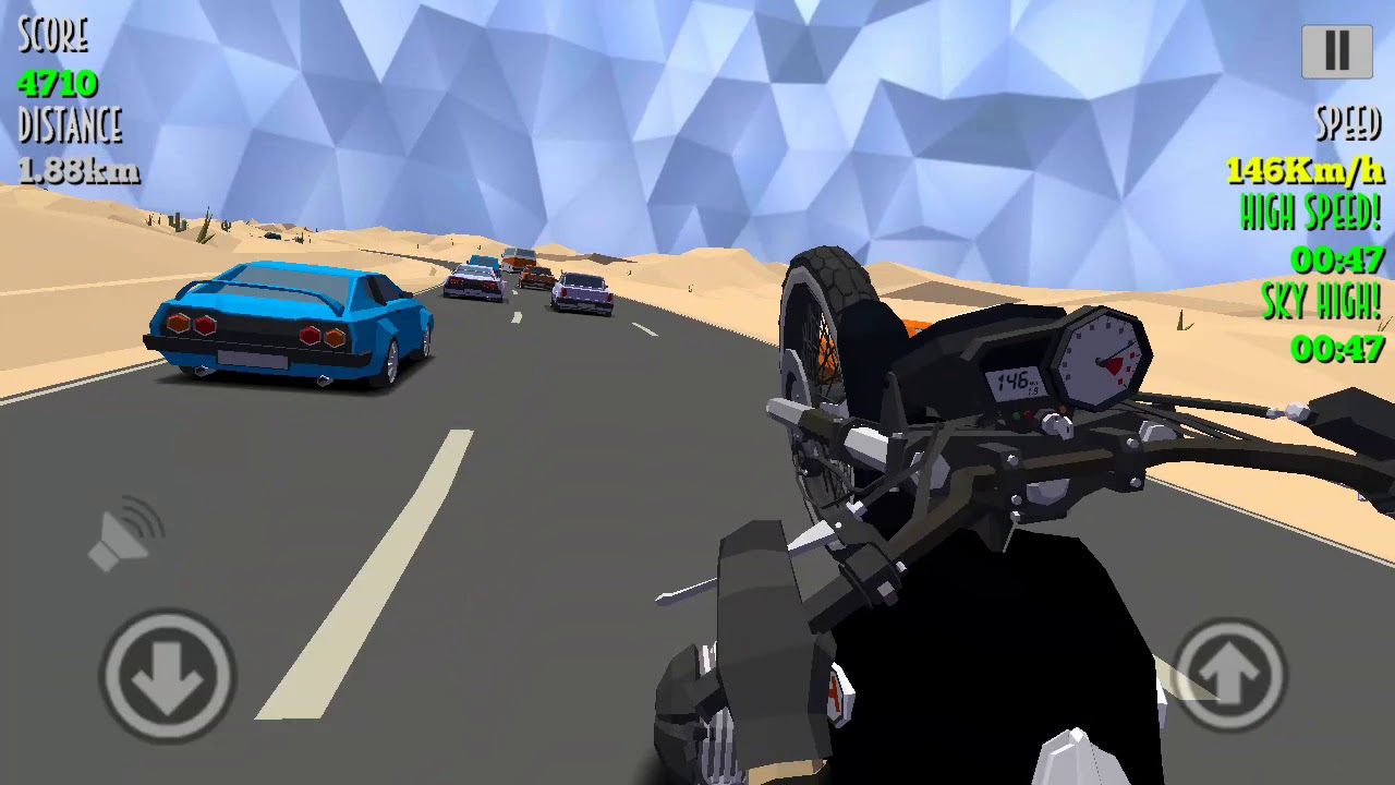 Wheelie on Tsili E80(CafeRacer gameplay)