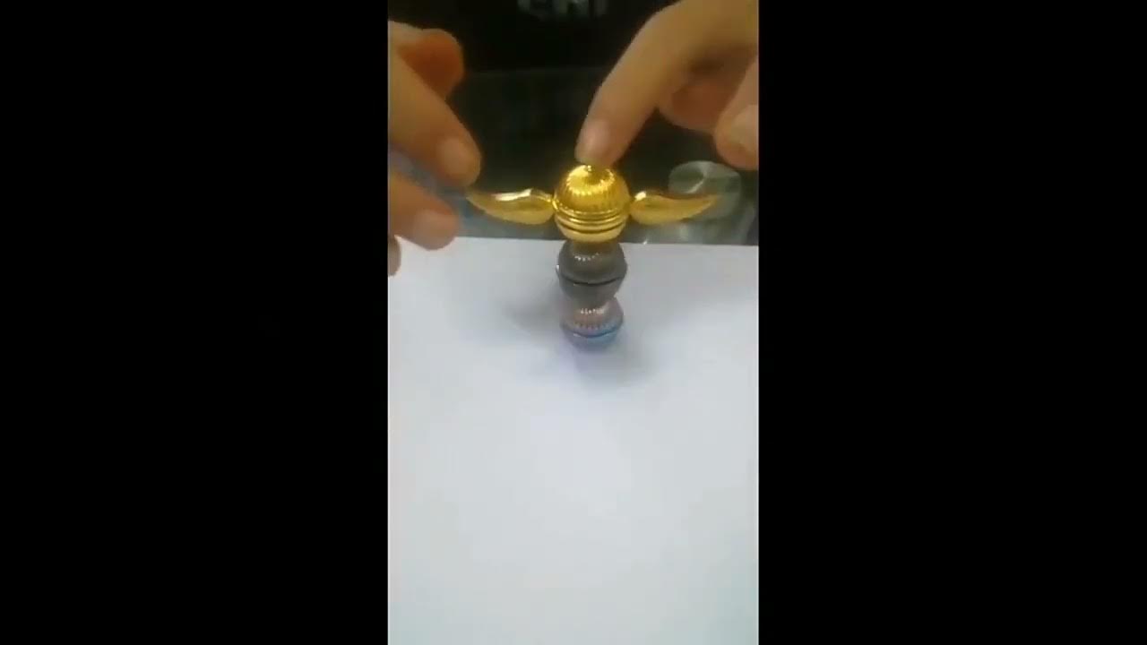 Игрушка спиннер Снитч золотой с Гарри Поттера - YouTube