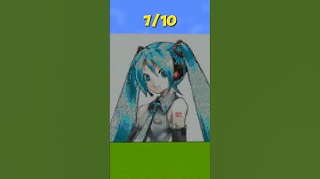What Miku Pixel art Looked the Best in Minecraft? 🎤