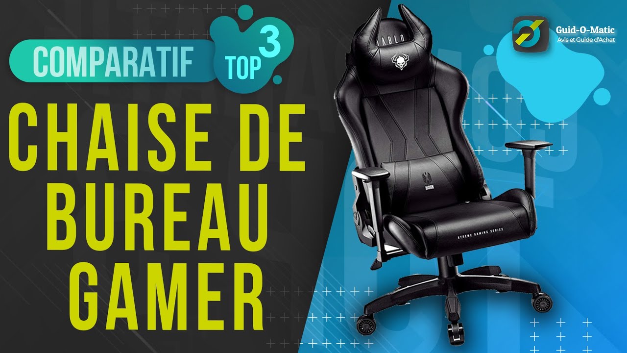 ⭐️ MEILLEURE CHAISE DE BUREAU GAMER (2022) - Comparatif & Guide d'achat