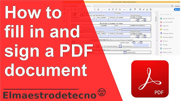 How to fill and sign a PDF with Adobe Reader