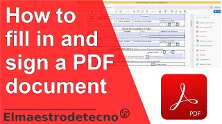 How to fill and sign a PDF document or form with Adobe Acrobat Reader screenshot 4