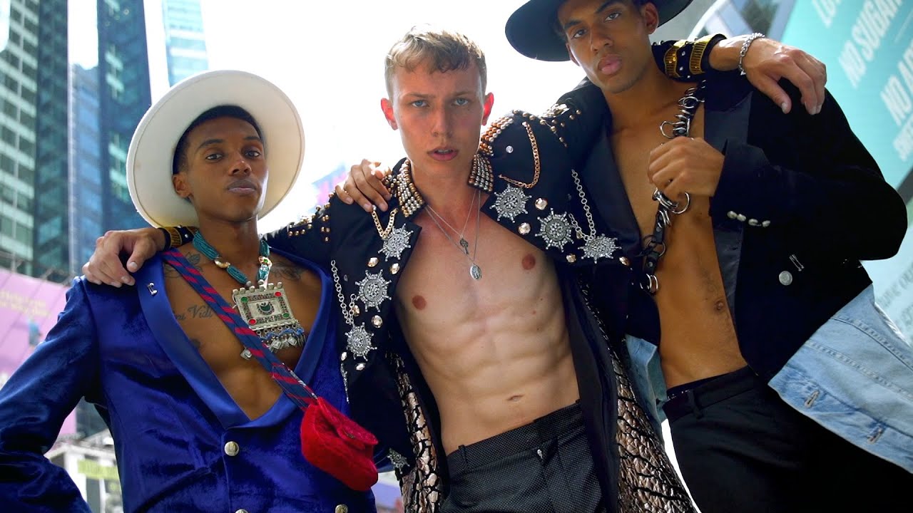 Behind the scenes · BOYS at TIMES SQUARE · fashion film