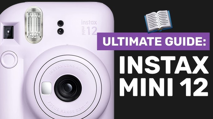 Instax Mini 12 (Lilac Purple) - Unboxing and Setup (Replace Paper  Cartridge) 