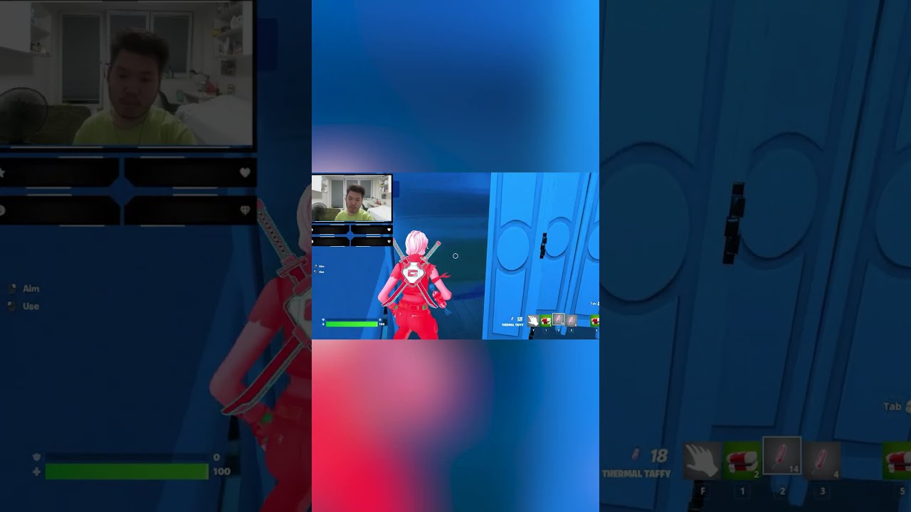 WHY IS EVERYTHING SO BLUE ?? #clip   #gaming #clips #funny #streamer #fortnite #fortnitehorror