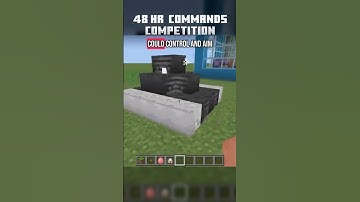 He Made a TANK With Command Blocks #minecraft #commands #commandblock