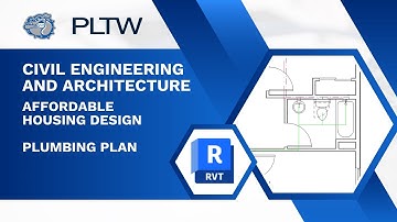 PLTW CEA - Revit 2026 - Affordable Housing Design  - Plumbing Plan