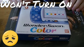 Diagnosing a Faulty Power Button on Bandai WonderSwan Color Handheld