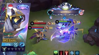 Helcurt - Zodiac Scorpio Has Been Revamped Survival Mode Mobile Legends