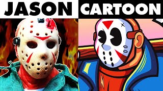 I Turned Halloween Villains Into Lovable Retro Cartoons!