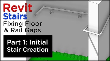 Revit Stairs Fixing Floor & Rail Gaps PART 1