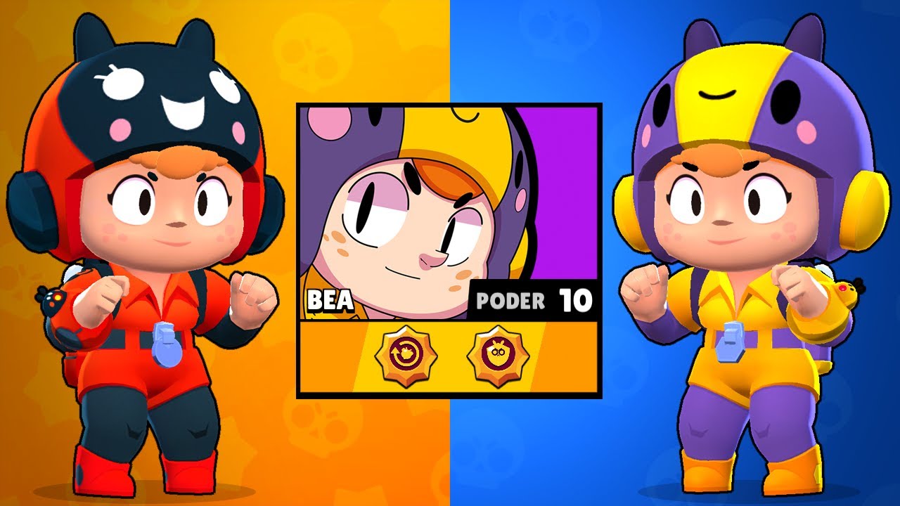 Mudou A Nova Brawler Bea Do Brawl Stars Youtube - brawl stars leon qe raro