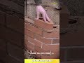 Precision Brick Laying Technique for Strong and Perfectly Aligned Wall Construction