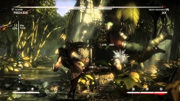 Mortal Kombat X Predator 16 hit combo 36% damage Hunter Variation