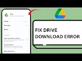 How To Fix Google Drive Error | Can’t Download The File Try Enabling Third-Party Cookies